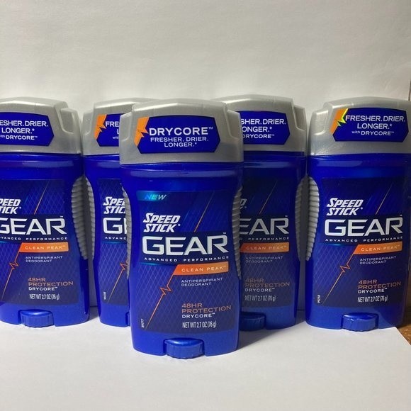 Speed Stick Gear Clean Peak Antiperspirant Deodorant 5 Sticks DISCONTINUED
